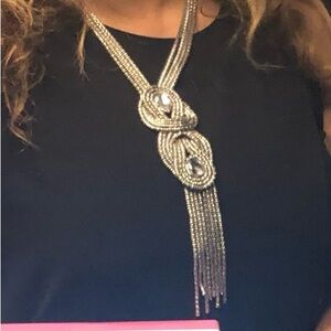 Silver Knot Necklace